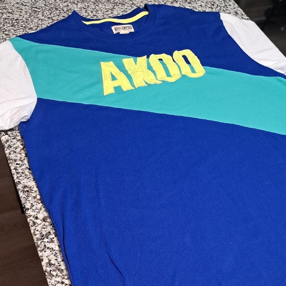 Akoo Elite Surf The Web Short Sleeve Crew Neck T-Shirt Mens Size 2XL - Picture 1 of 7